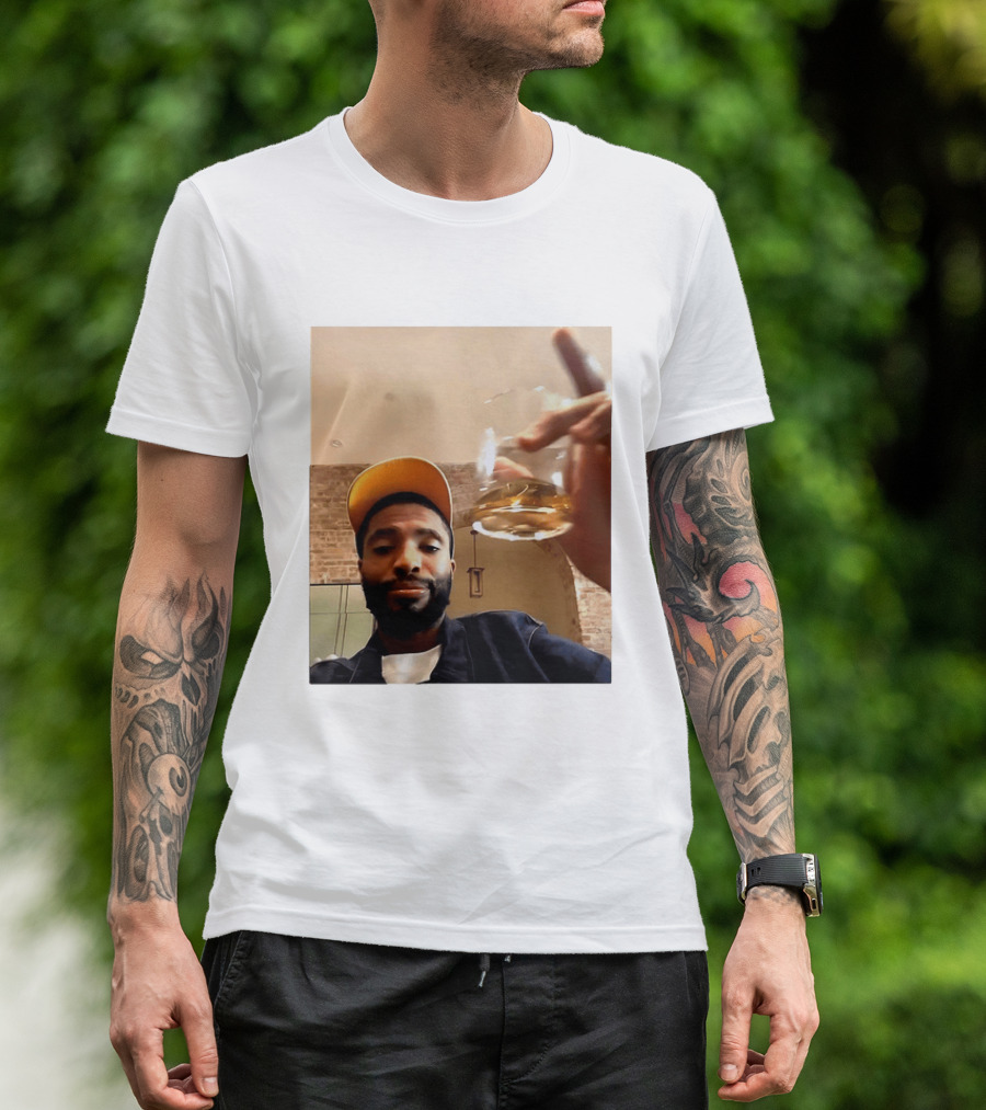 Mikal Bridges New York Knicks Live Stream Hat And Cheers Moment T-Shirt