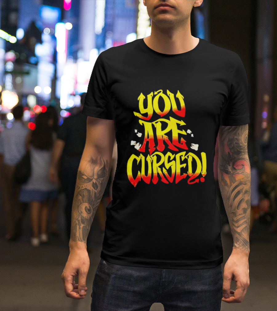 Danhausen You Are Cursed Bold Graffiti T-Shirt
