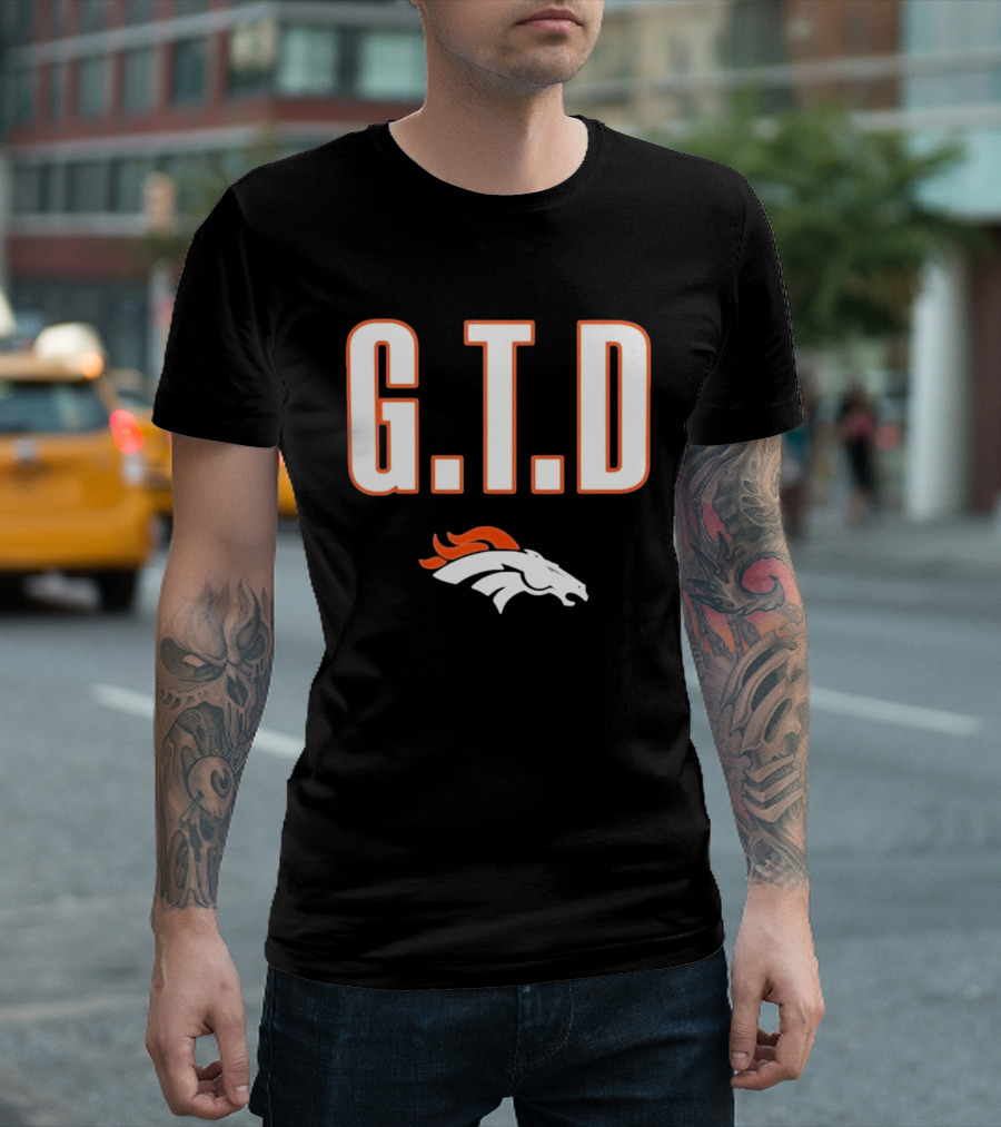 Denver Broncos GTD Official Team Merchandise T-Shirt