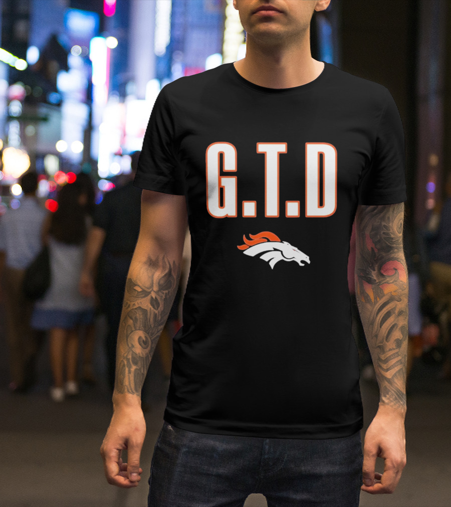 Denver Broncos GTD Official Team Merchandise T-Shirt