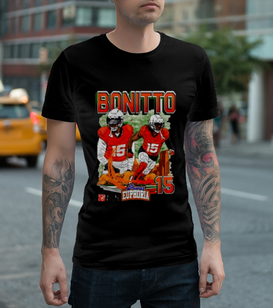 BONITTO 15 NFLPA Planet Euphoria Denver Skyline T-Shirt