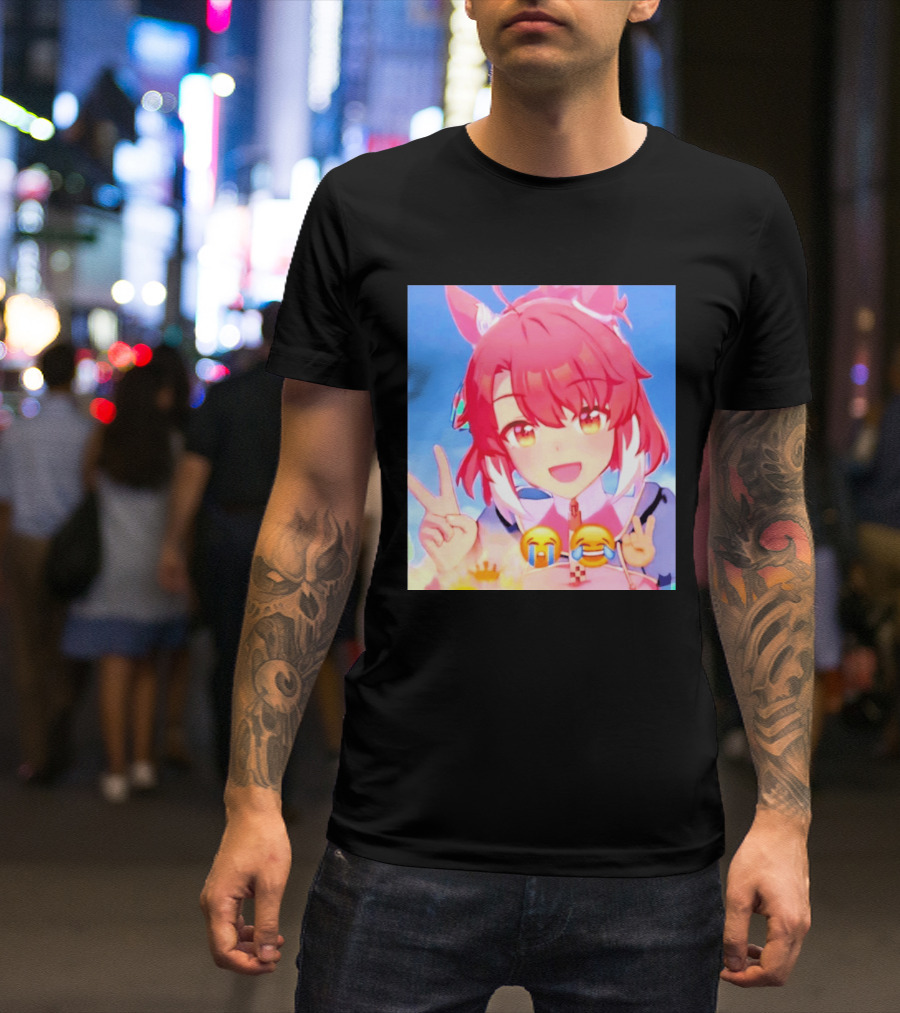 Happy Birthday Dantsu Flame 2026 Anime Character Peace Emoji T-Shirt