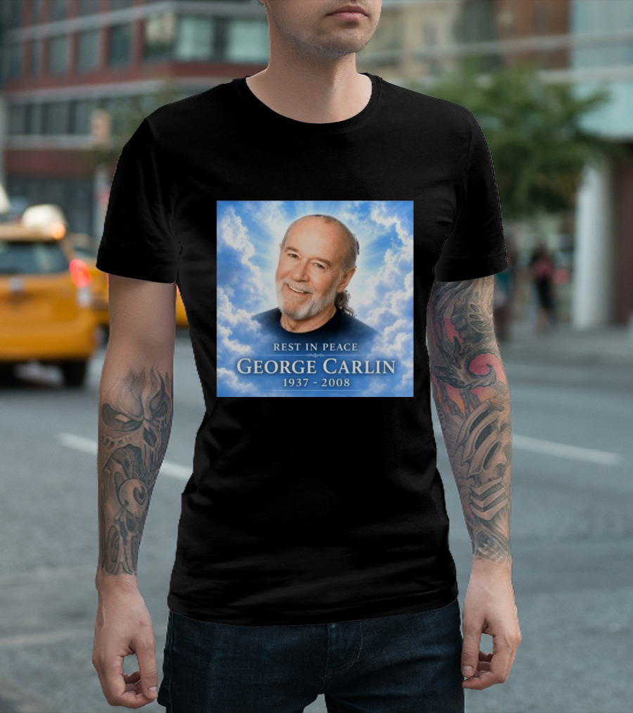 Rest In Peace George Carlin 1937 2008 Memorial T-Shirt