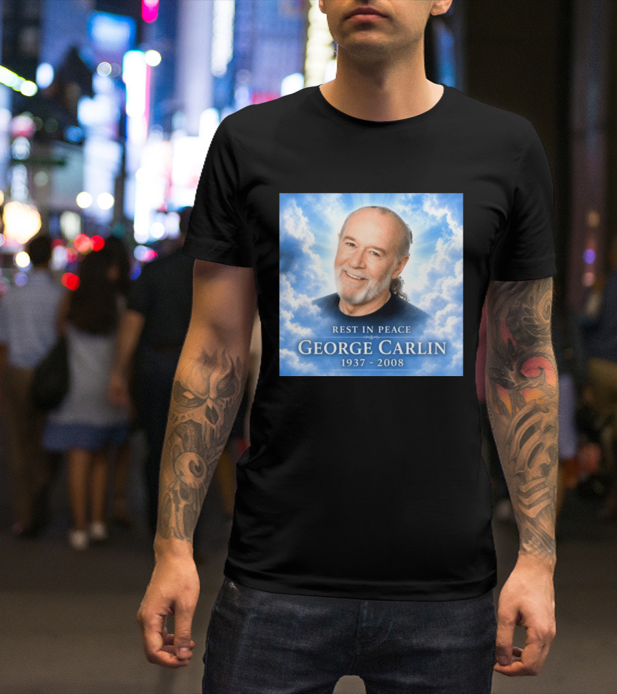 Rest In Peace George Carlin 1937 2008 Memorial T-Shirt