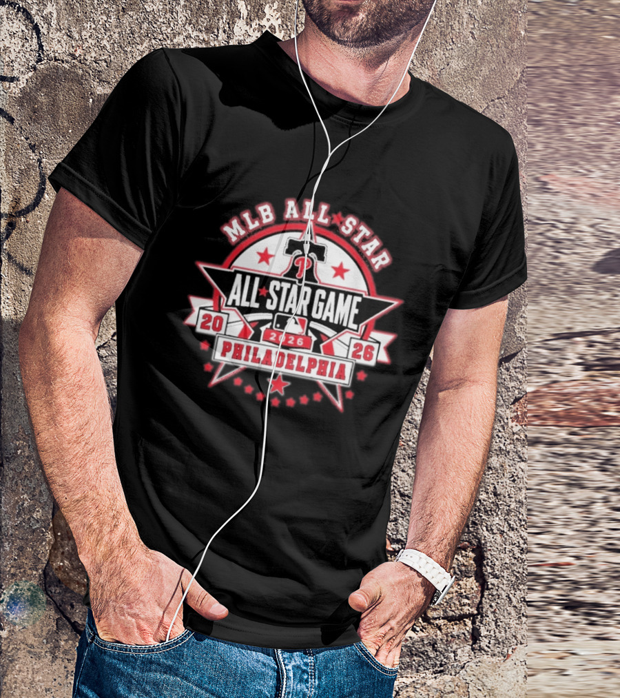 MLB All Star Game 2026 Philadelphia Phillies Baseball Event T-Shirt