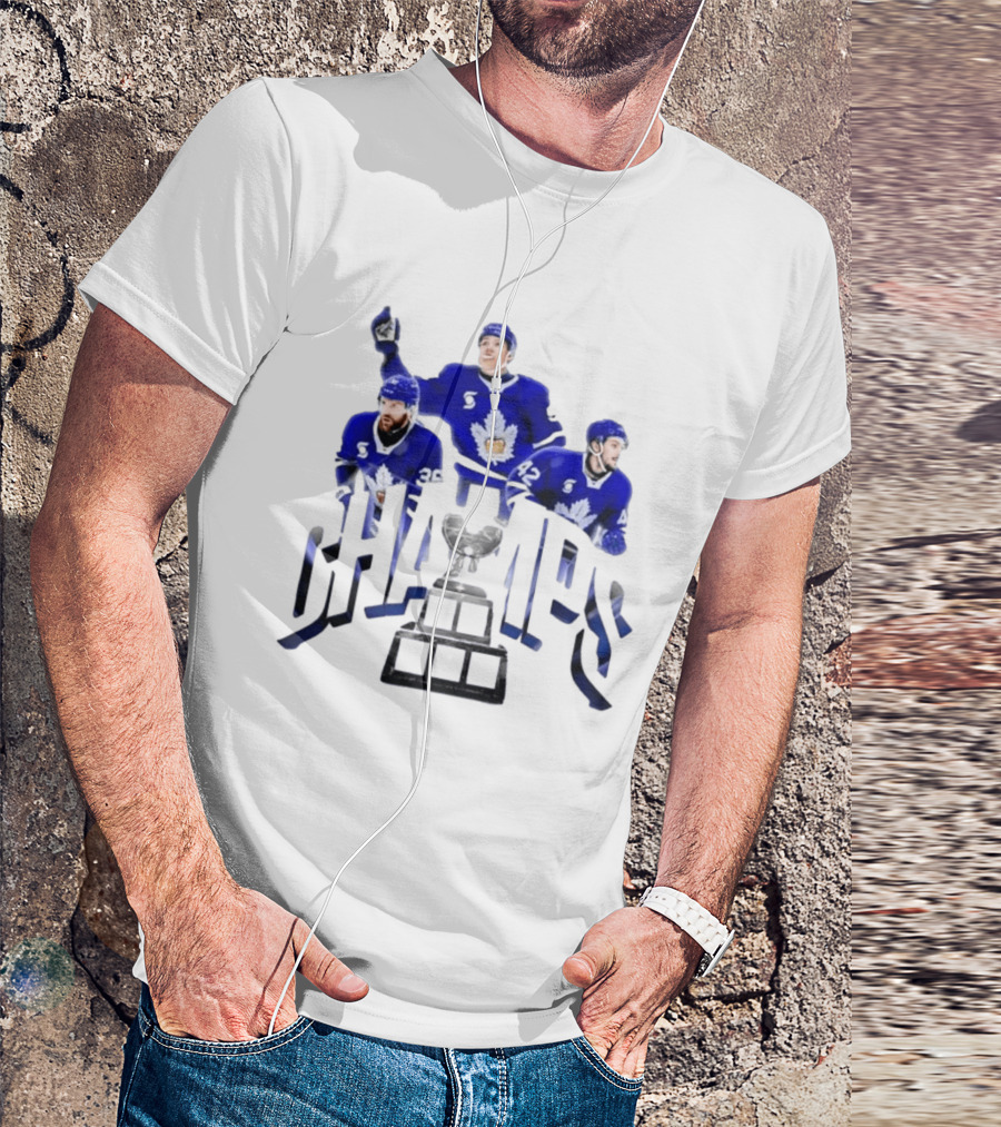 Toronto Marlies Champions Dakota Mermis Easton Cowan Landon Sim 2026 Calder Cup T-Shirt