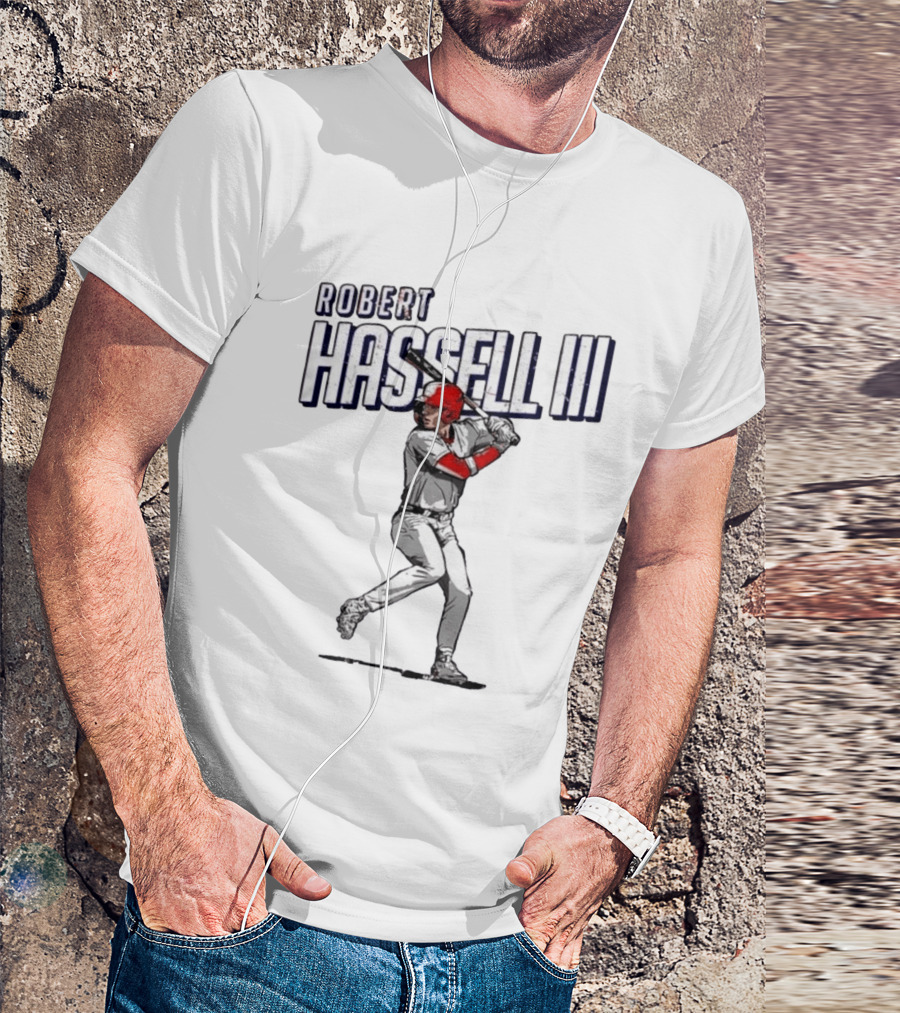 Robert Hassell III Baseball Player Washington Nationals T-Shirt