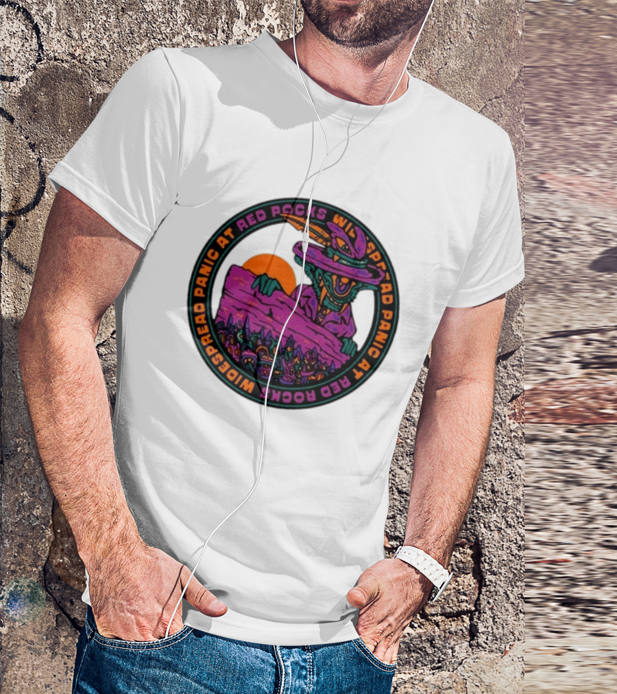 Widespread Panic At Red Rocks June 26 28 2026 Event Psychedelic Goblin T-Shirt