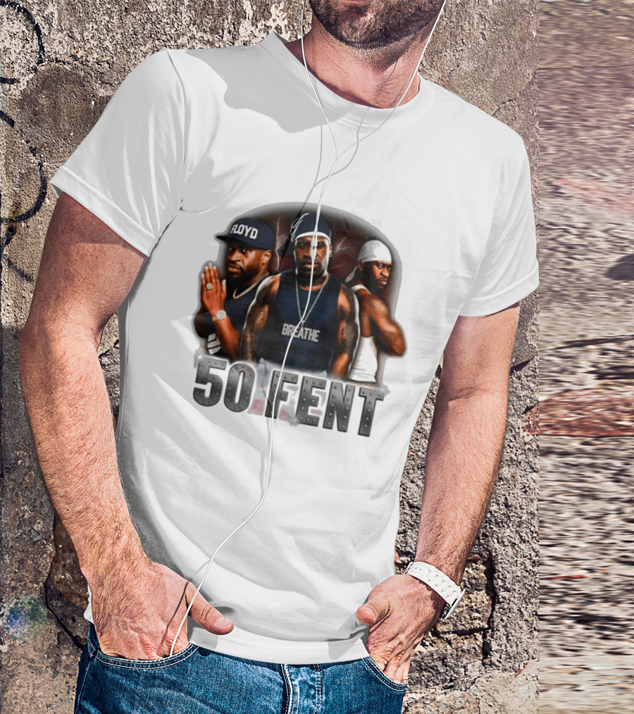 Original 50 Fent George Floyd Breathe 50 Cent T-Shirt