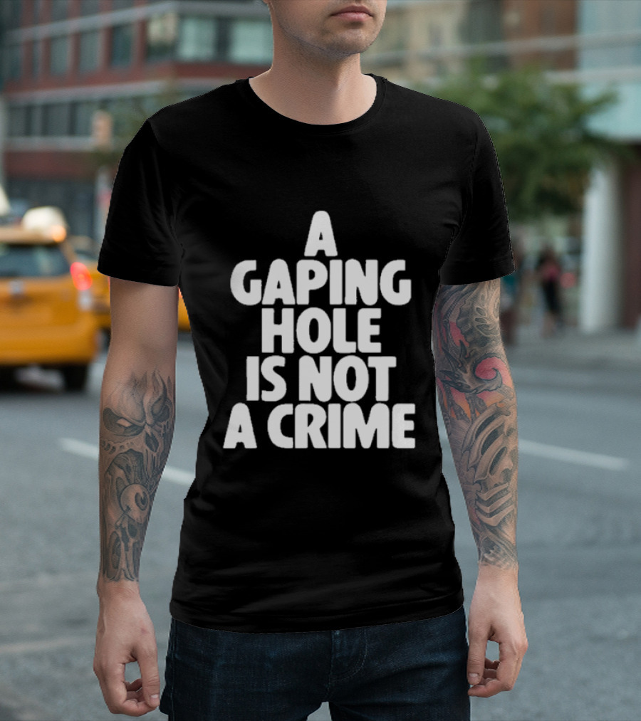A Gaping Hole Is Not A Crime T-Shirt