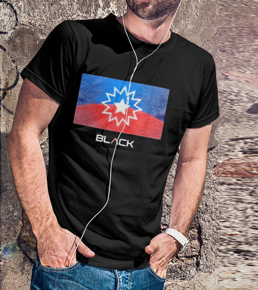 Actively Black Juneteenth Star Flag Celebration T-Shirt