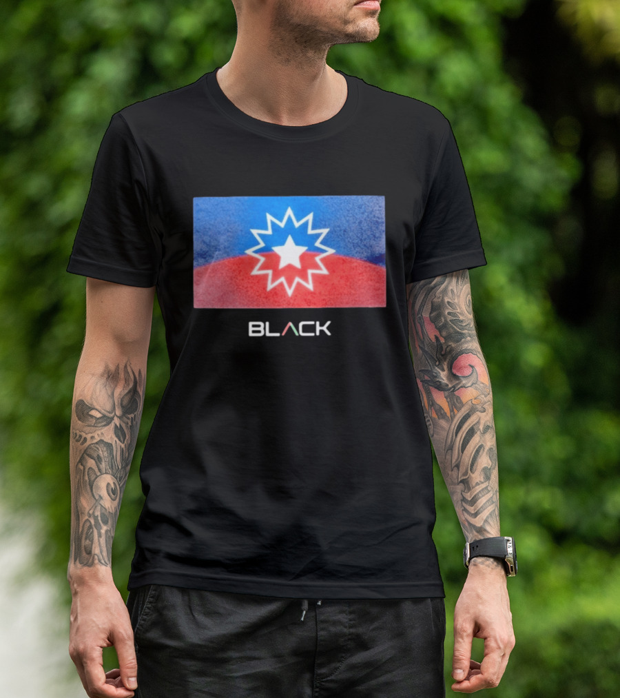 Actively Black Juneteenth Star Flag Celebration T-Shirt