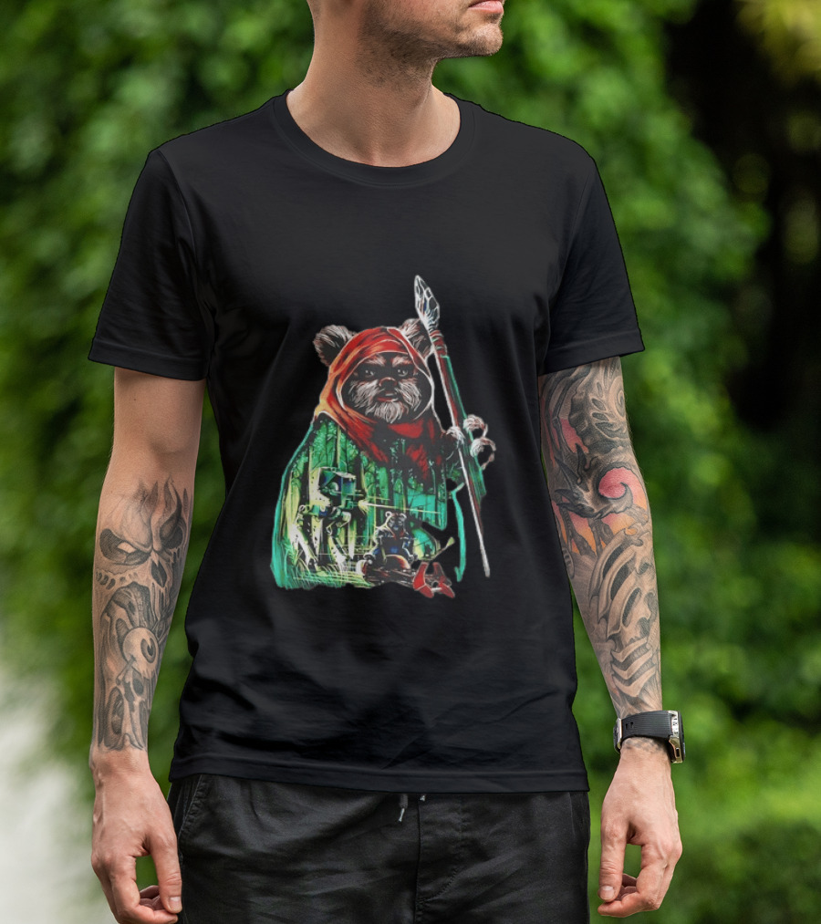 Wicket W Warrick Ewok Endor Defense Return Of The Jedi T-Shirt