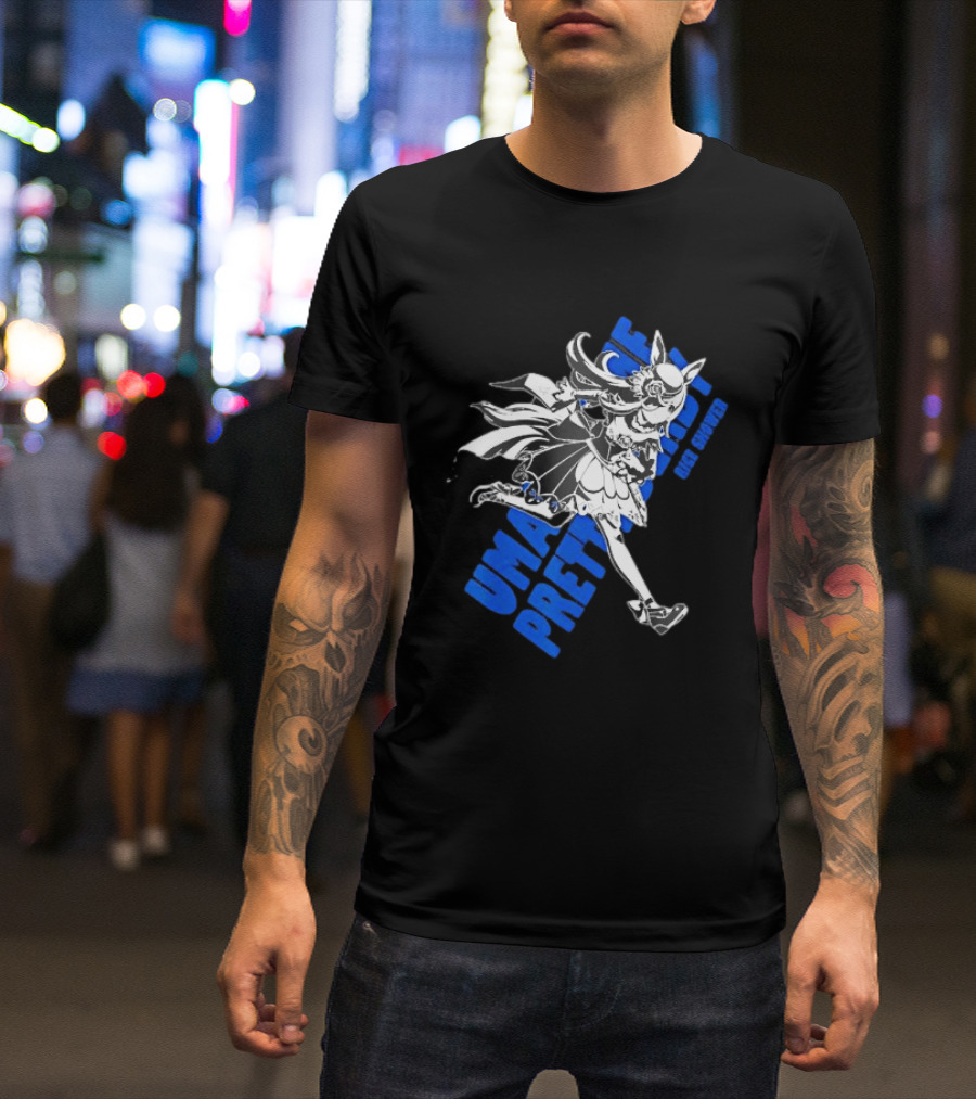 Umamusume Pretty Derby Rice Shower Character Run T-Shirt