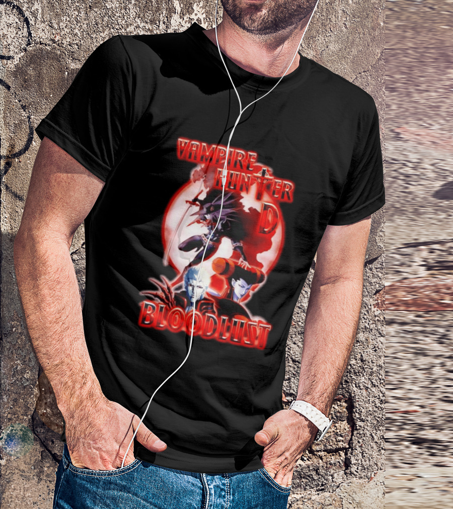 Vampire Hunter D Bloodlust Anime Dark Fantasy Adventure Characters T-Shirt