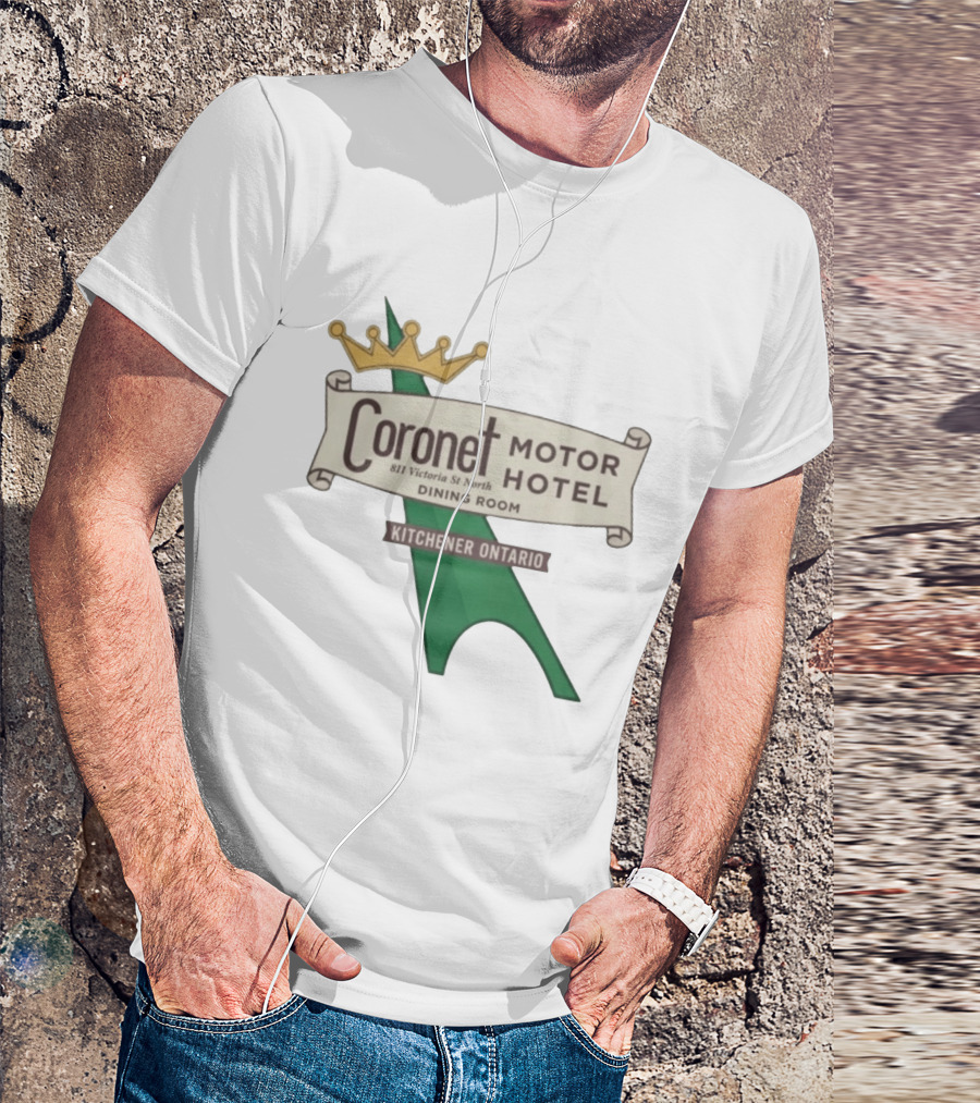 Coronet Motor Hotel 811 Victoria St North Kitchener Ontario Dining Room T-Shirt