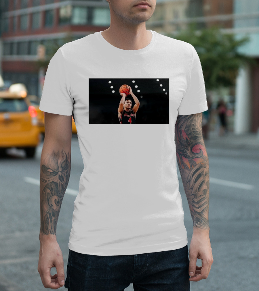 Kingston Flemings A Letter To NBA GMS Houston Basketball Player With Ball T-Shirt