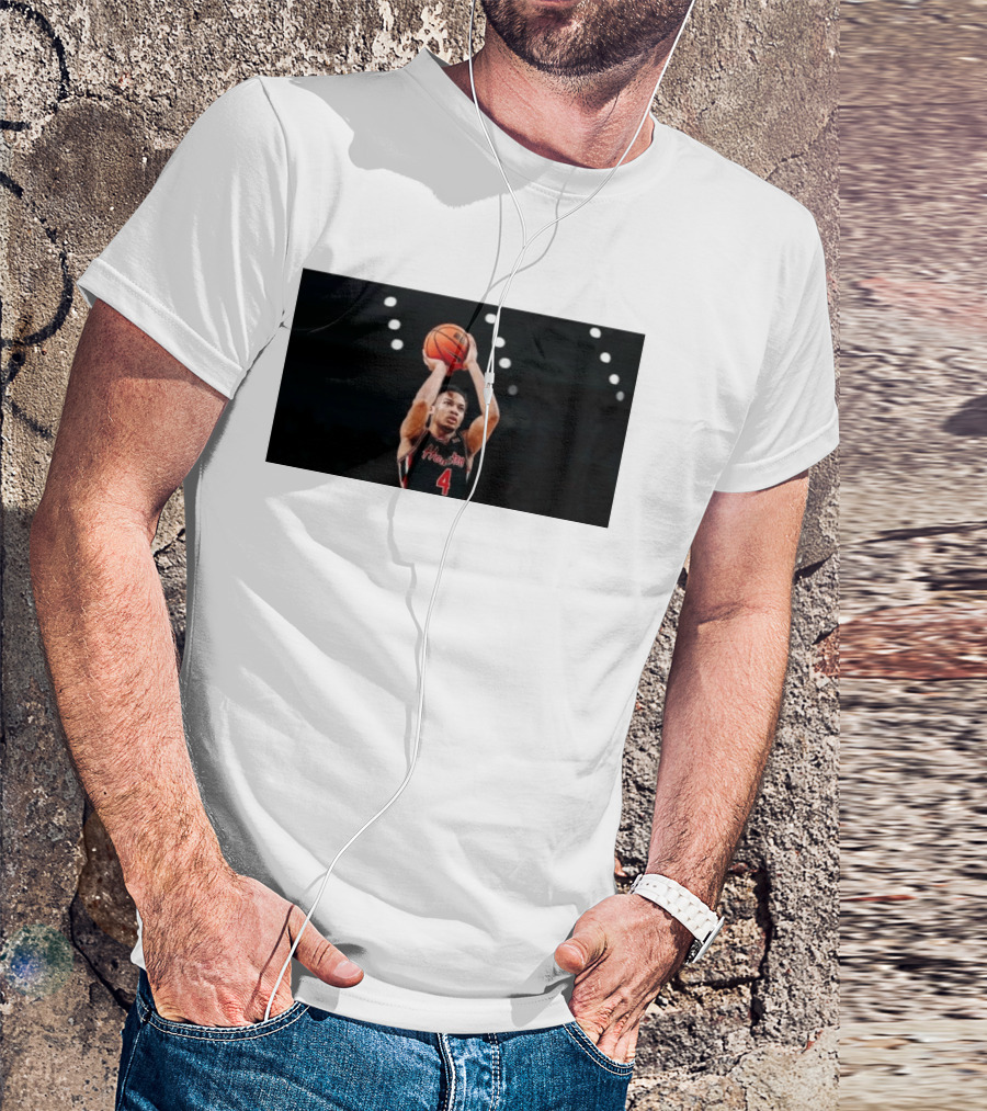Kingston Flemings A Letter To NBA GMS Houston Basketball Player With Ball T-Shirt
