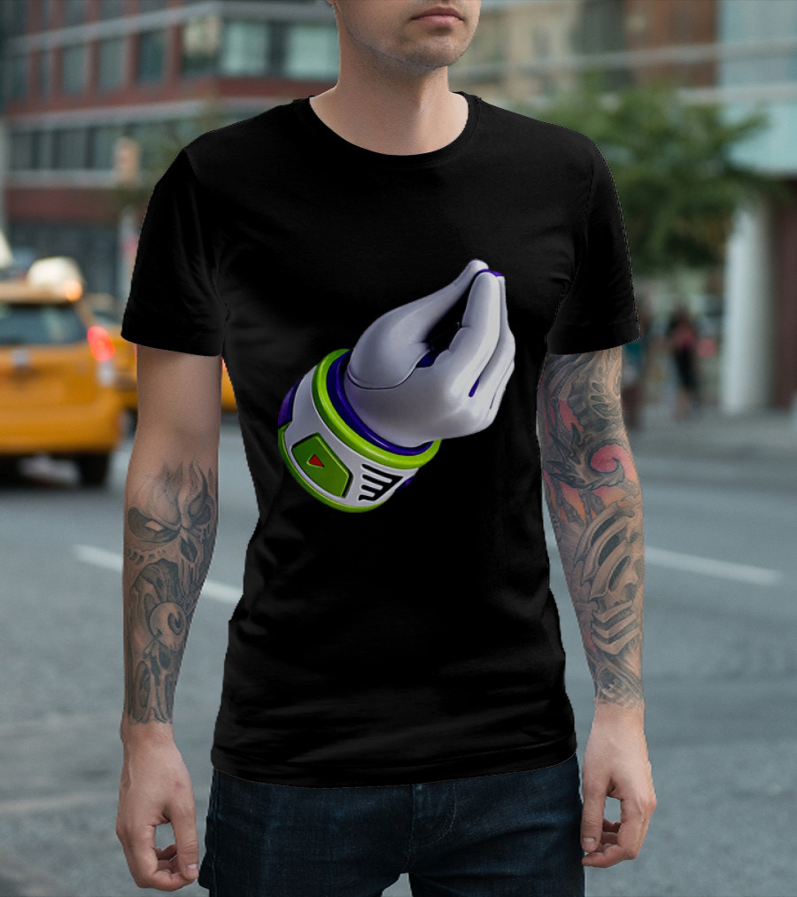 Buzz Lightyear Toy Story Ma Che Vuoi Hand Gesture T-Shirt
