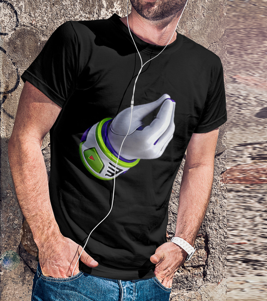 Buzz Lightyear Toy Story Ma Che Vuoi Hand Gesture T-Shirt