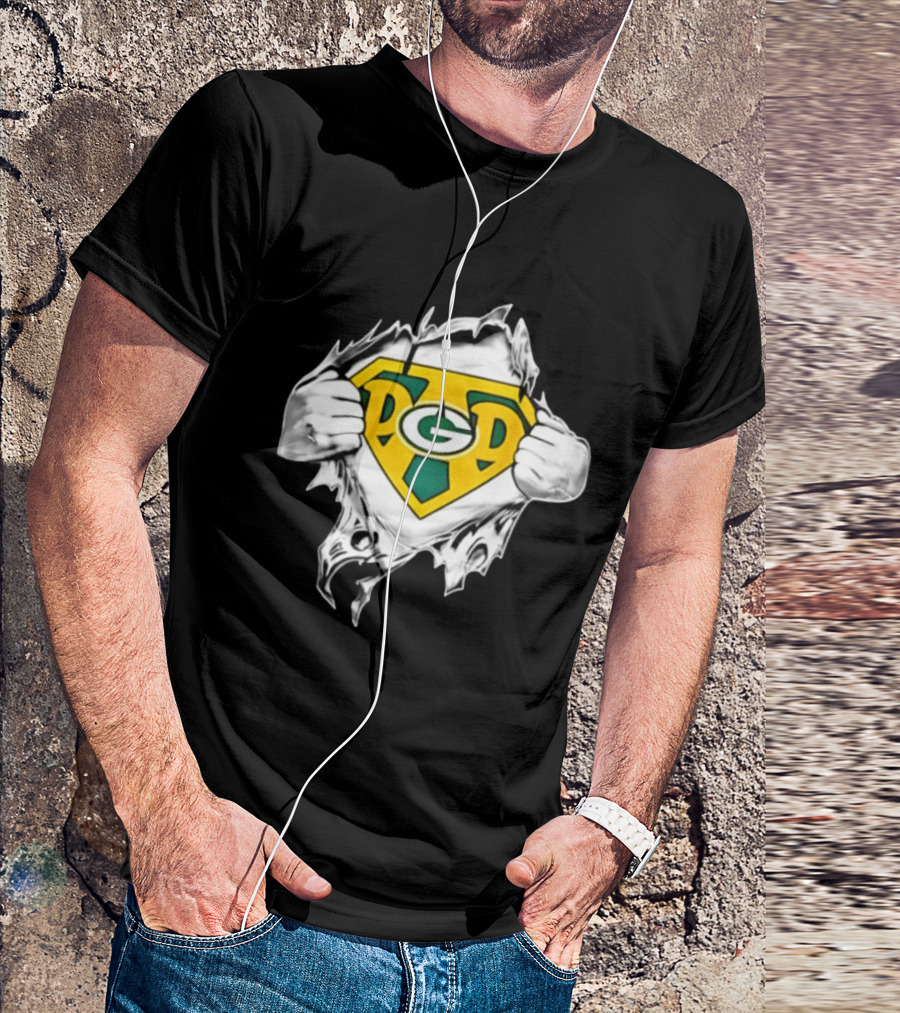 Green Bay Packers Super Dad PGD Father's Day T-Shirt