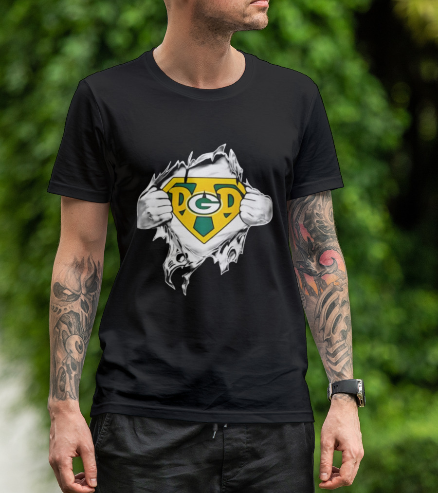 Green Bay Packers Super Dad PGD Father's Day T-Shirt
