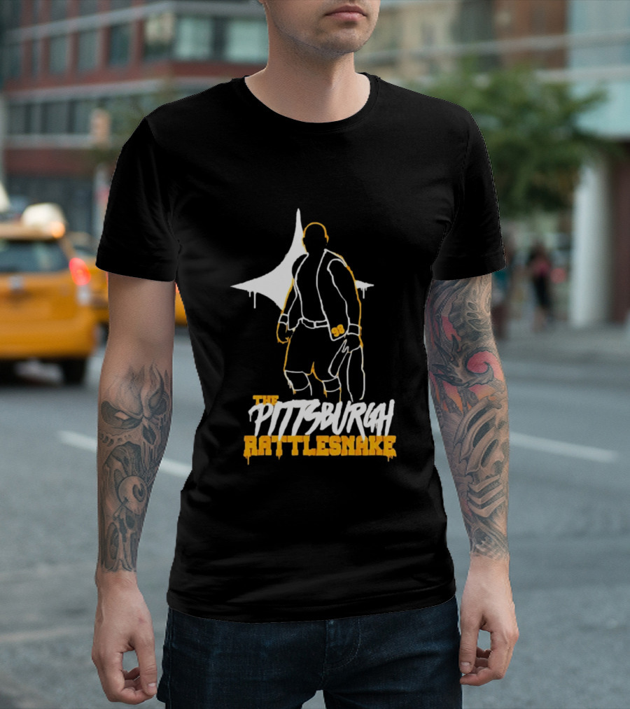Steve Austin Pittsburgh Steelers The Pittsburgh Rattlesnake 98 T-Shirt