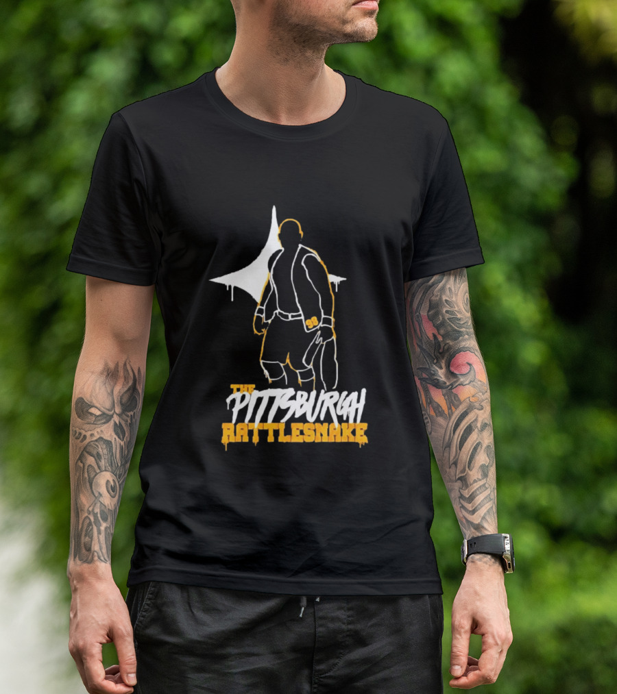 Steve Austin Pittsburgh Steelers The Pittsburgh Rattlesnake 98 T-Shirt