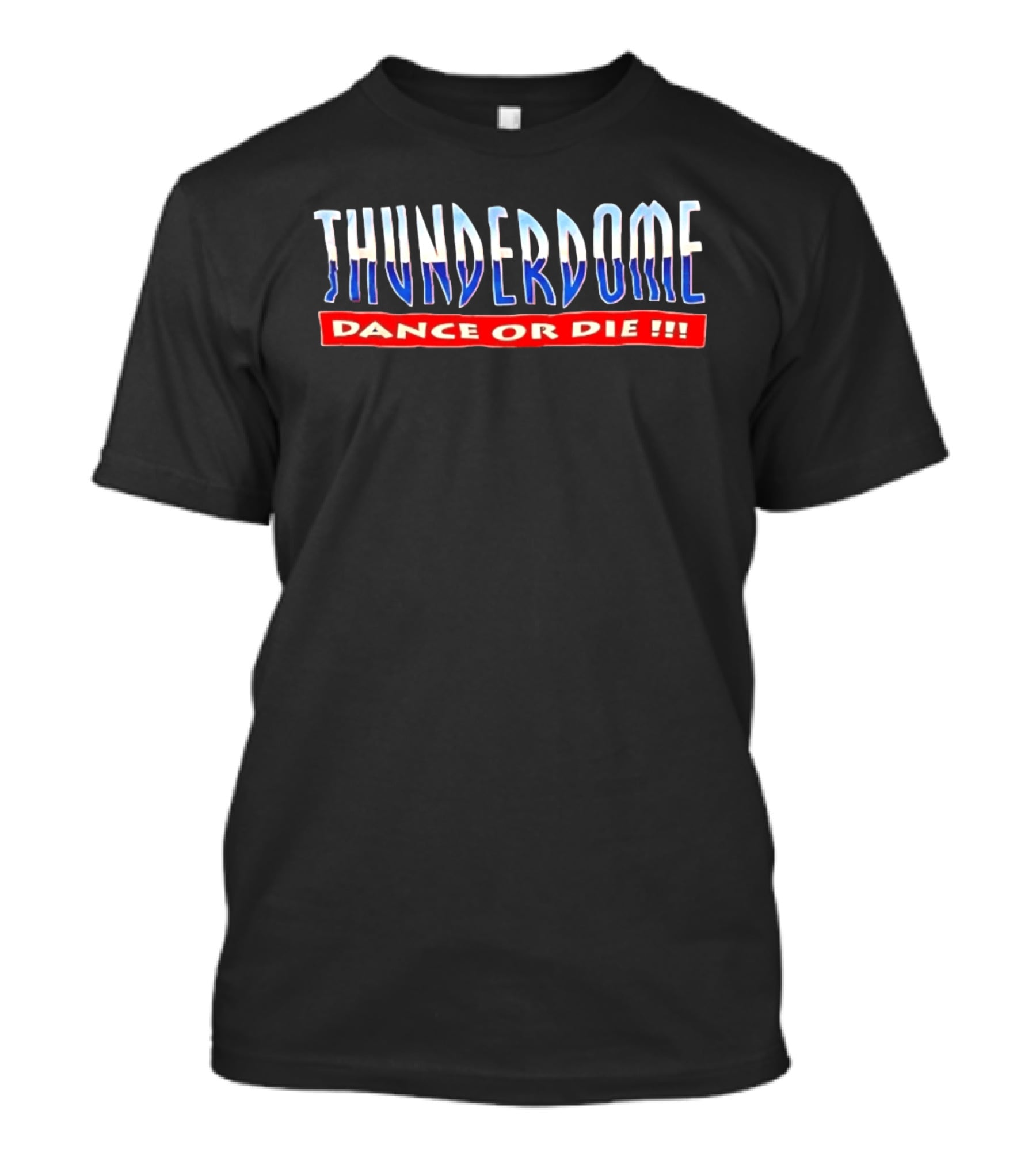 Thunderdome Dance Or Die Vintage Style 90s Rave Culture T-Shirt