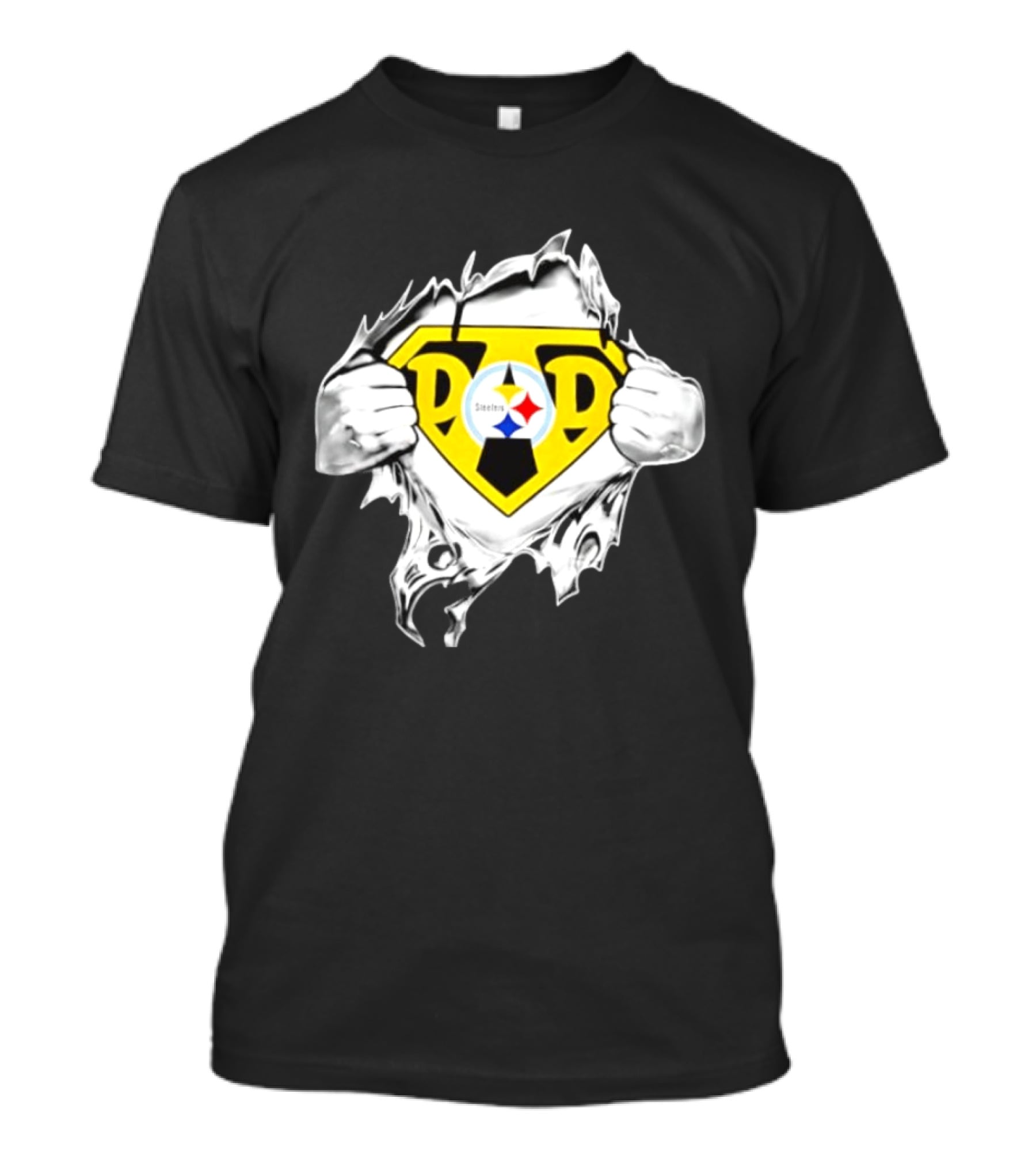 Pittsburgh Steelers Super Dad Father's Day Fan T-Shirt
