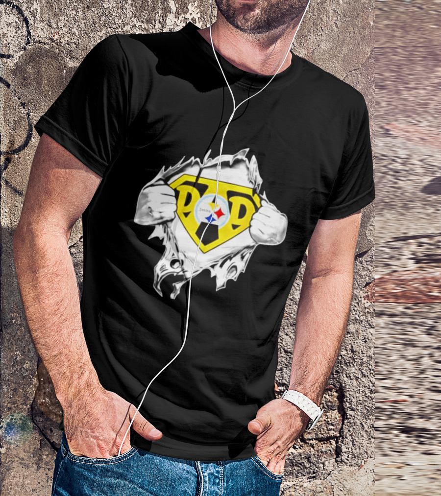 Pittsburgh Steelers Super Dad Father's Day Fan T-Shirt