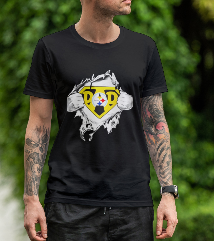 Pittsburgh Steelers Super Dad Father's Day Fan T-Shirt