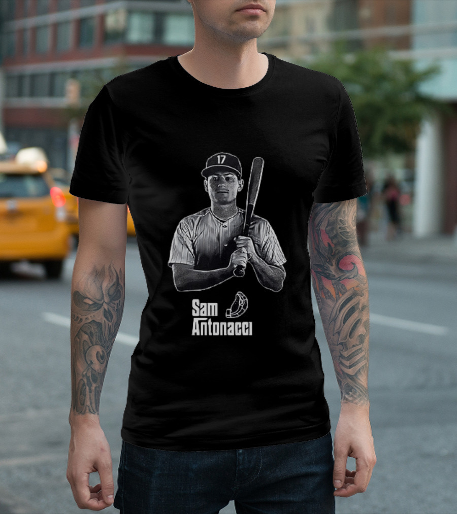 Sam Antonacci Baseball Team Sport MLB Two Runs T-Shirt