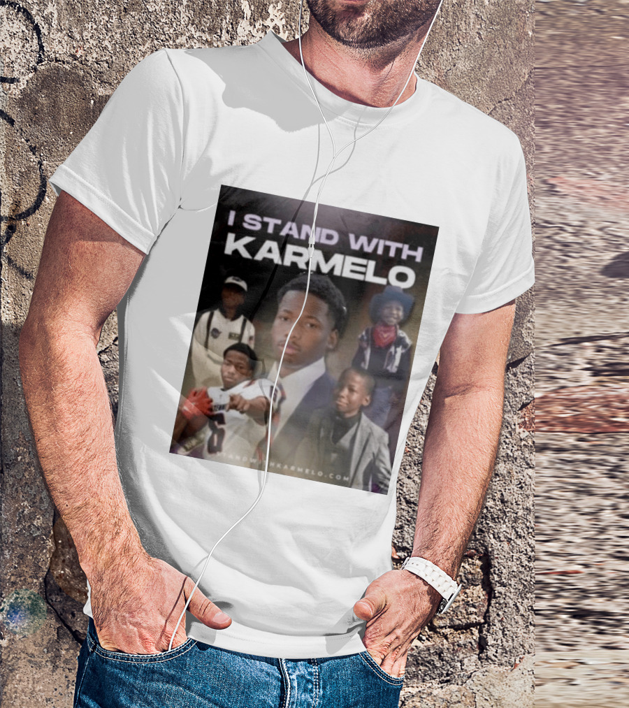 I Stand With Karmelo 2026 Team Support Faces T-Shirt