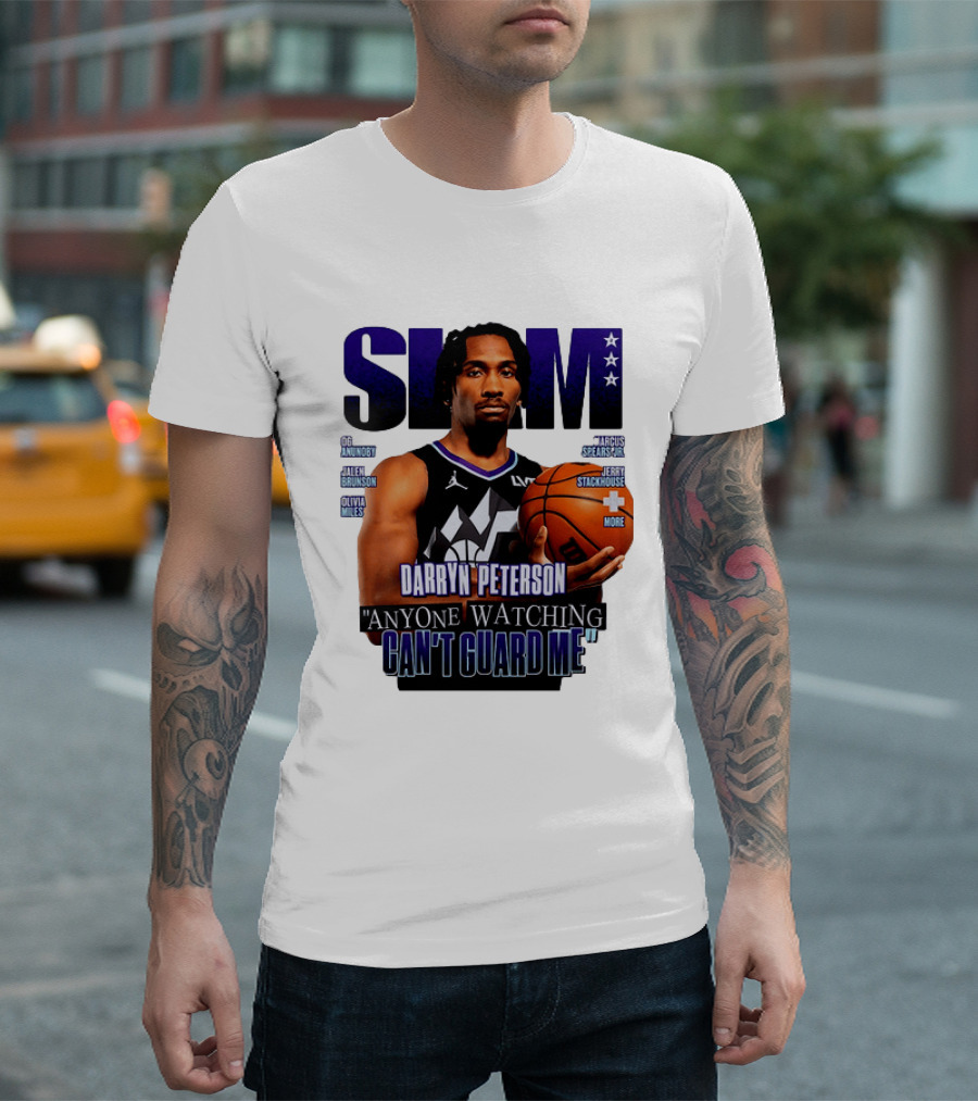 Darryn Peterson SLAM Utah Jazz Basketball Anyone Ing Can't Guard Me T-Shirt