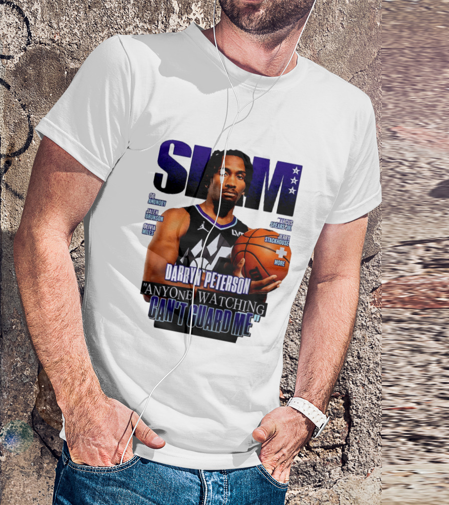 Darryn Peterson SLAM Utah Jazz Basketball Anyone Ing Can't Guard Me T-Shirt