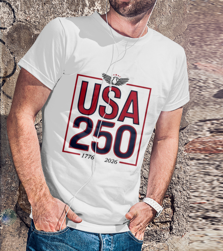 USA 250 Semiquincentennial Eagle 1776 2026 Anniversary T-Shirt