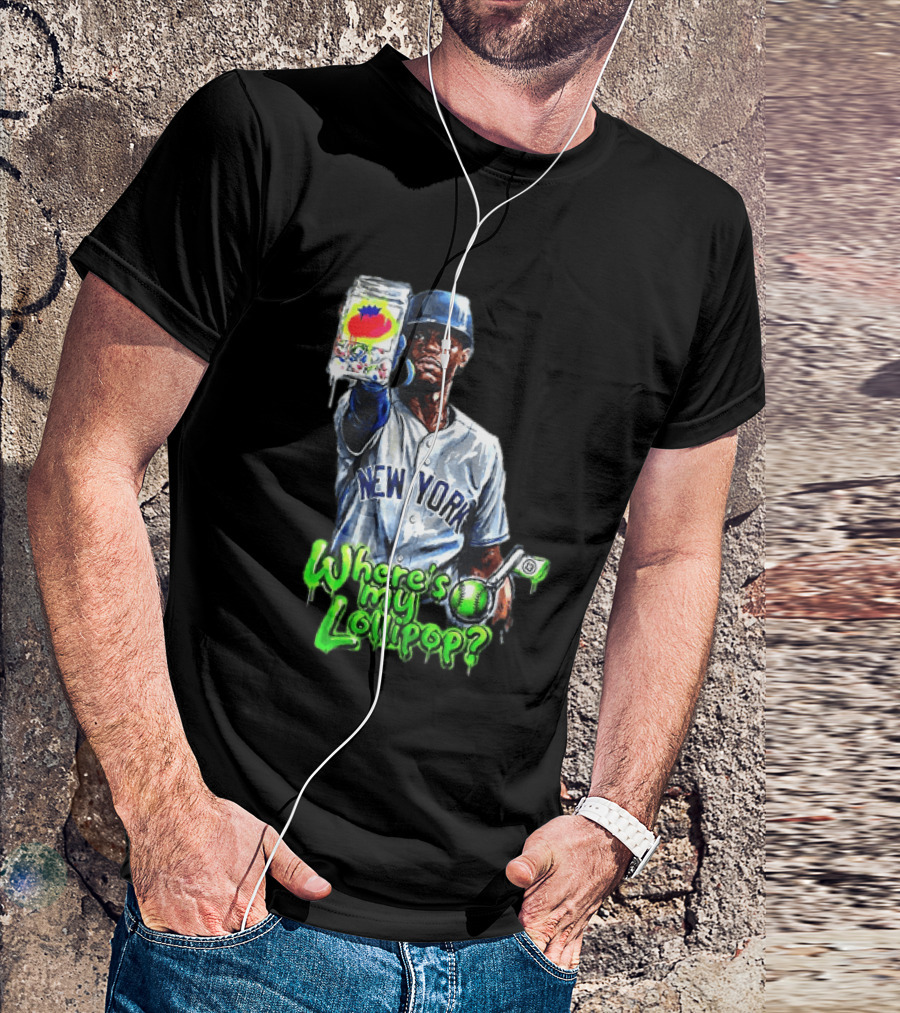 New York Mets Curtis Granderson Where's My Lollipop T-Shirt