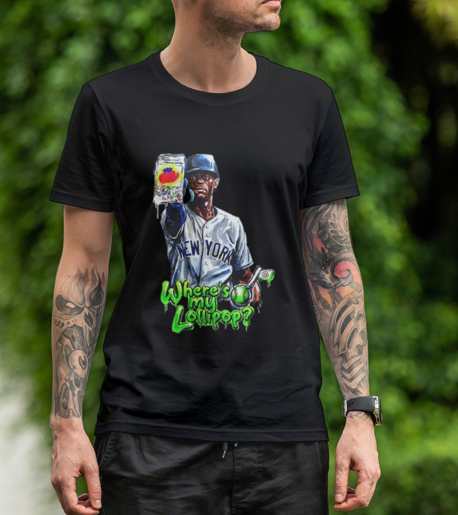 New York Mets Curtis Granderson Where's My Lollipop T-Shirt
