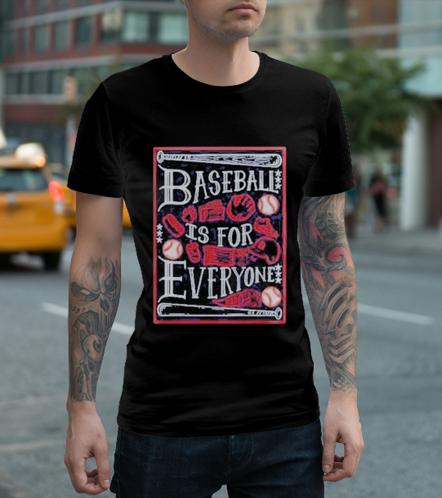Detroit Tigers 2026 Baseball Is For Everyone Inclusivity And Diversity T-Shirt