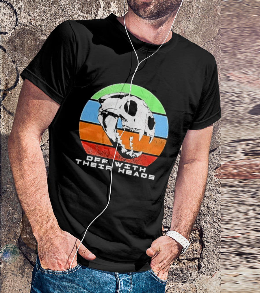 Off With Their Heads Feline Skull Predator T-Shirt