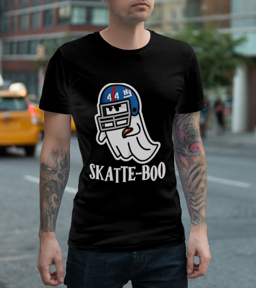 Ghost Skatte Boo Cam New York Giants Football 2025 Skatte Boo T-Shirt