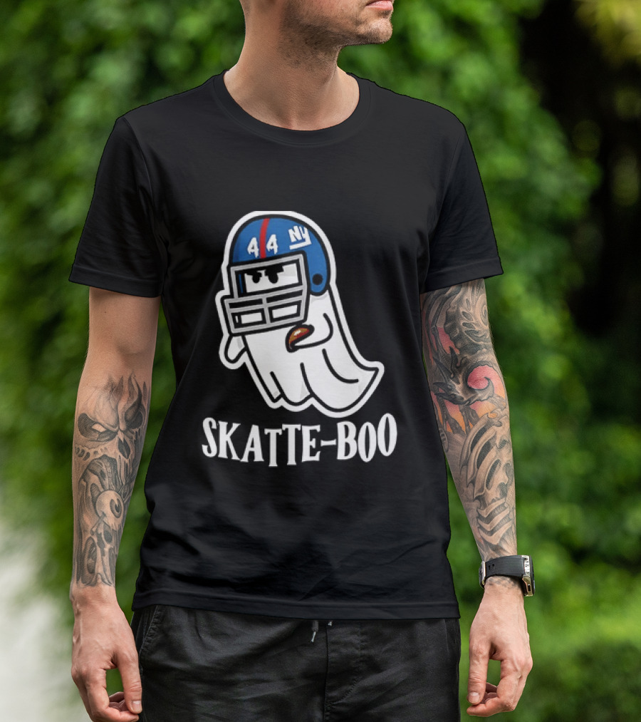 Ghost Skatte Boo Cam New York Giants Football 2025 Skatte Boo T-Shirt