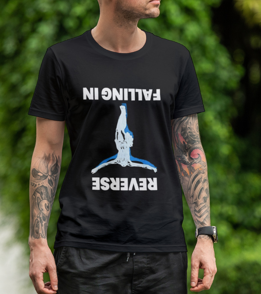 Playboi Carti Falling In Reverse Upside Down Human Figure T-Shirt