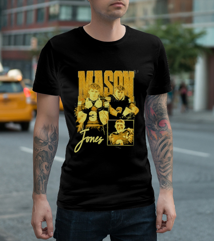 Mason Jones Alabama Crimson Tide Football Player T-Shirt