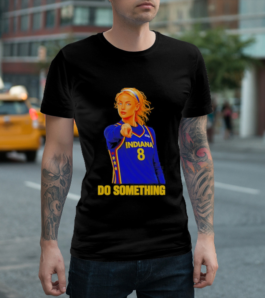 Sophie Cunningham Indiana Fever 8 Do Something T-Shirt