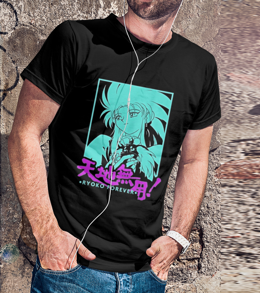 Tenchi Muyo Ryoko Forever Anime Character Illustration Gaming T-Shirt