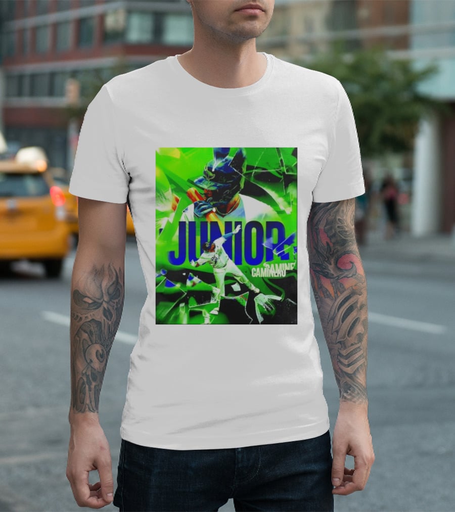 Junior Caminero Tampa Bay Rays La Maxima Baseball Legend T-Shirt