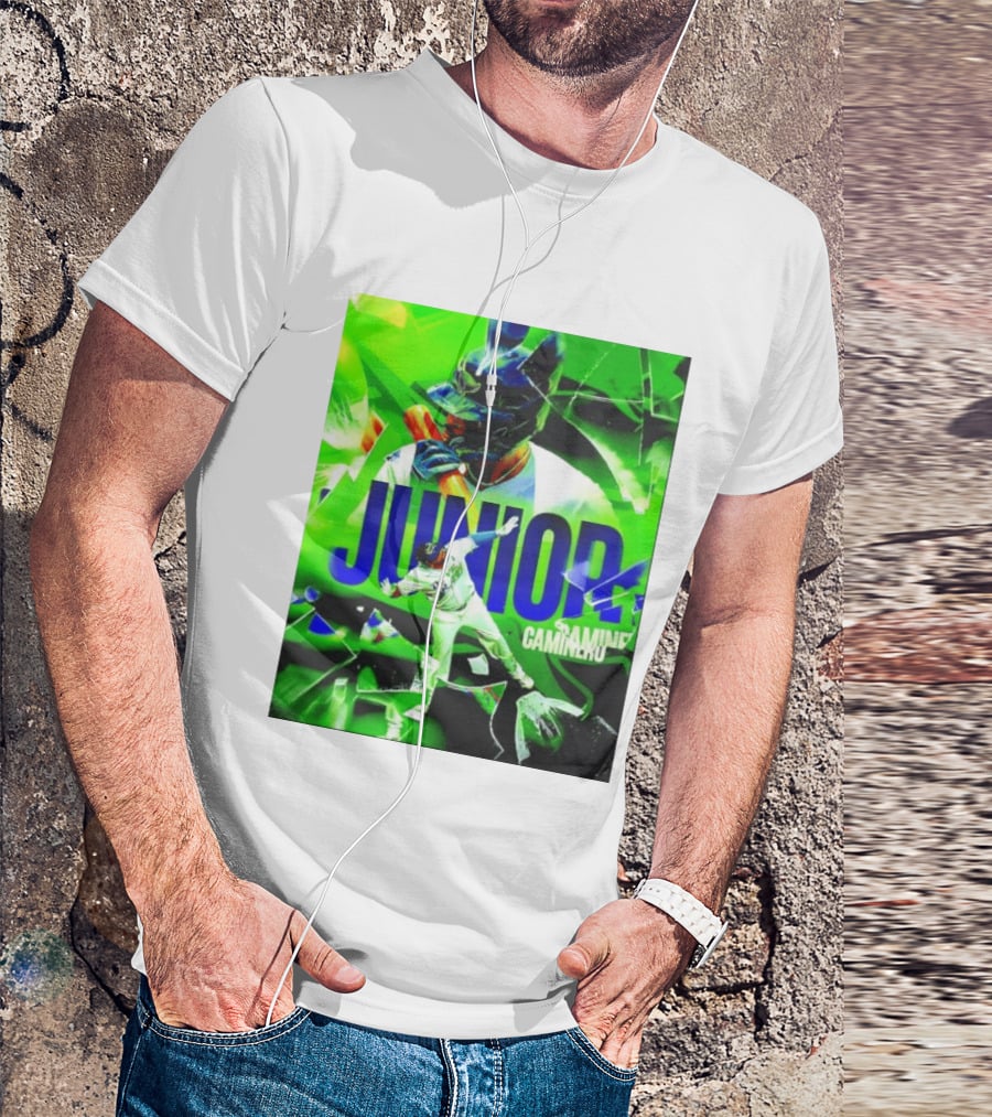 Junior Caminero Tampa Bay Rays La Maxima Baseball Legend T-Shirt