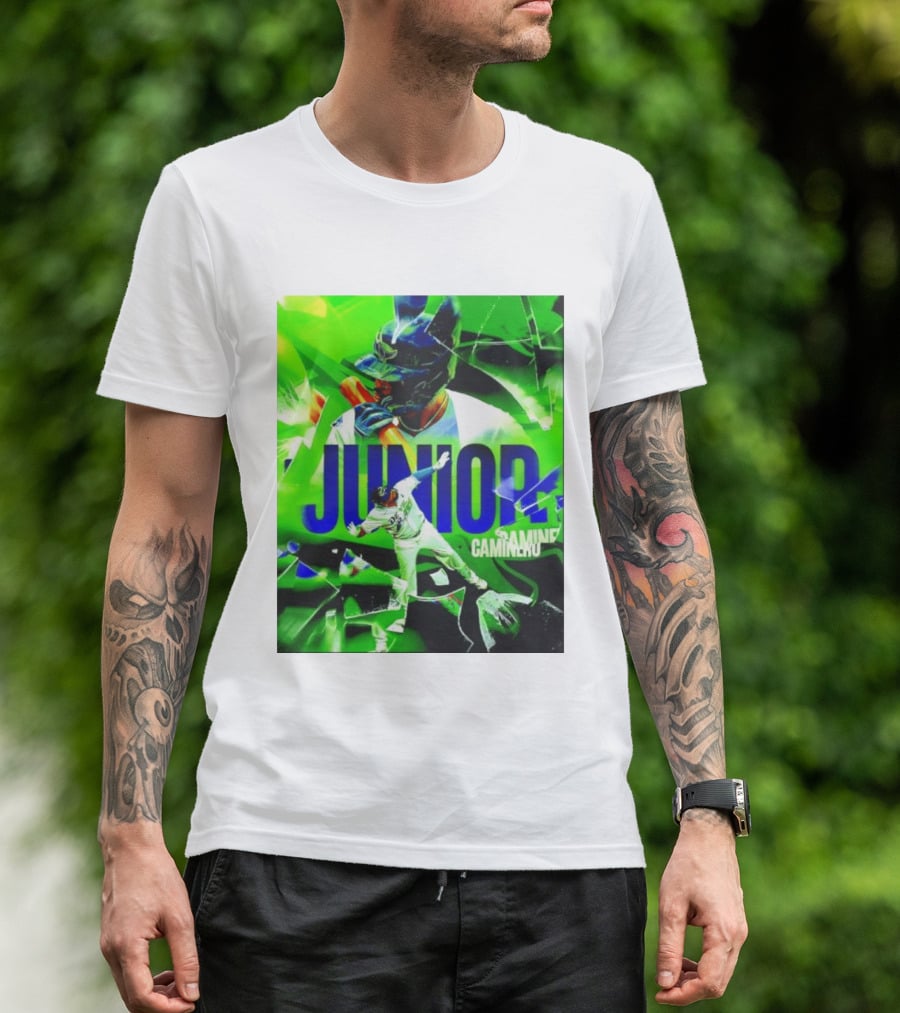 Junior Caminero Tampa Bay Rays La Maxima Baseball Legend T-Shirt